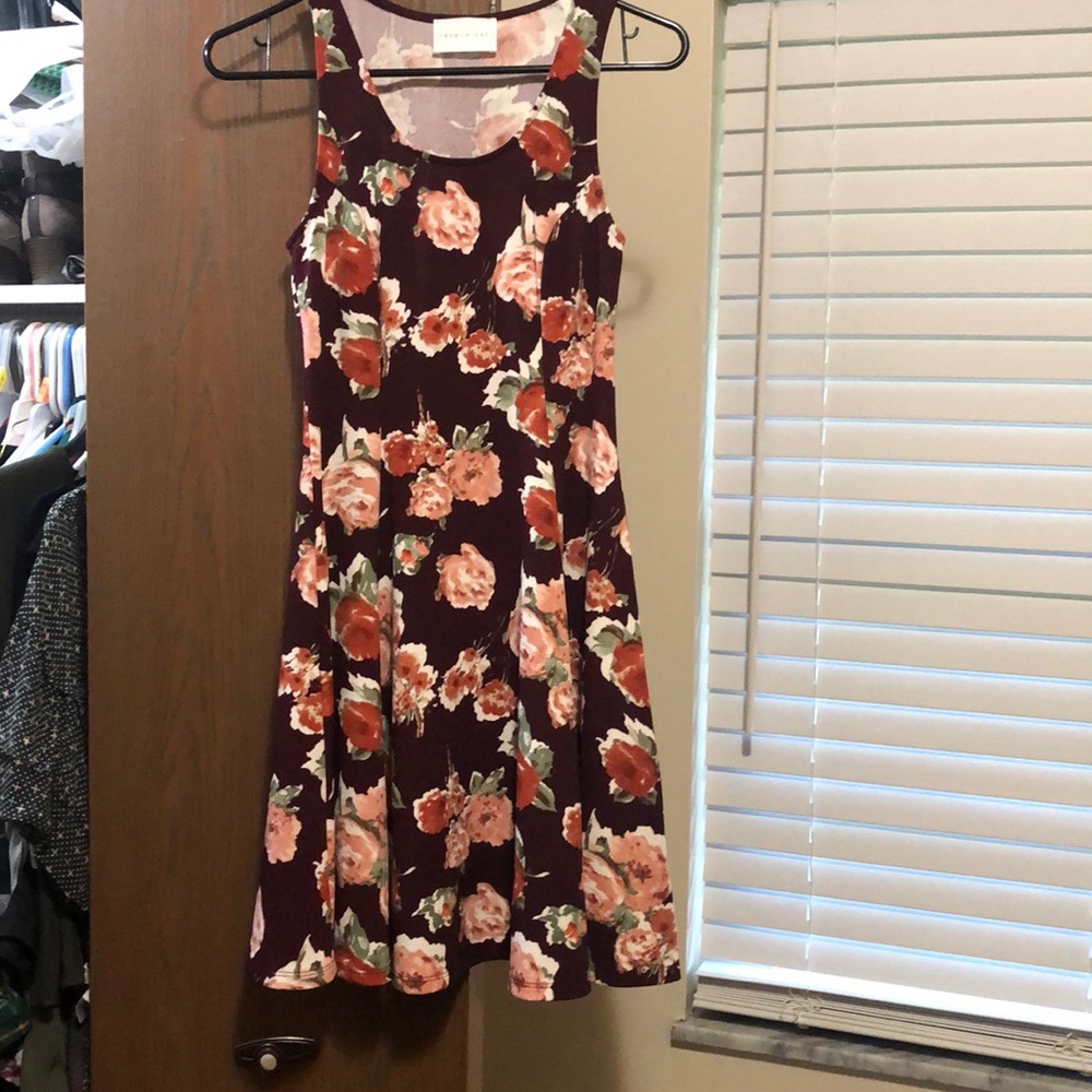 Adorable fit and flare style dress